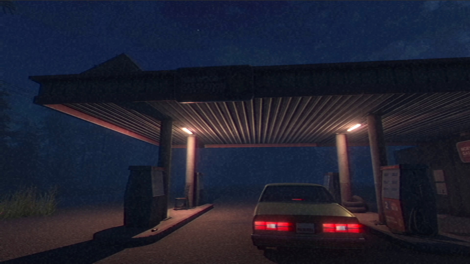 Fears to Fathom: Norwood Hitchhike screenshot: the gas station at night